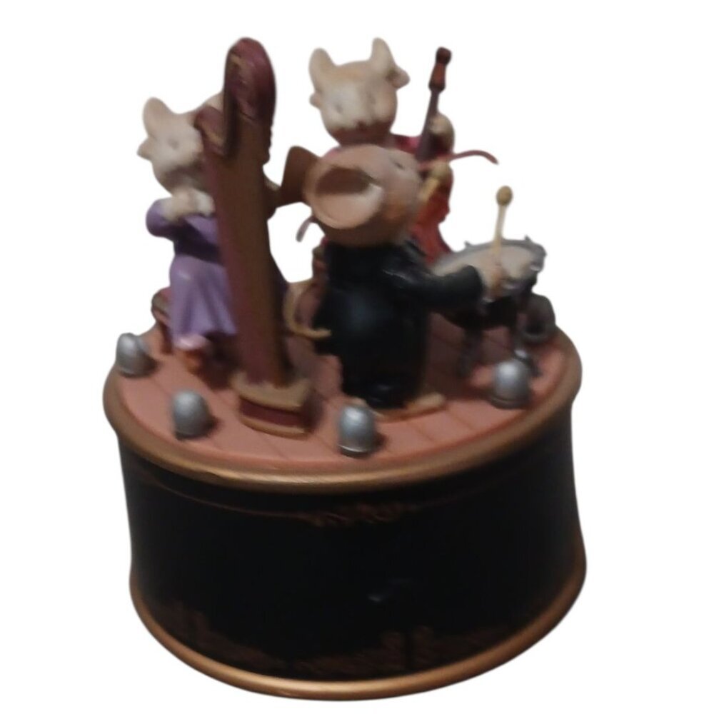 Enesco Vtg Mini  Mousecians Musical Band Collectible Rotating Display - Picture 2 of 7